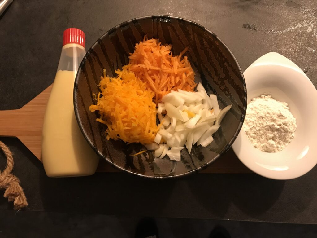 råvare til kakiage