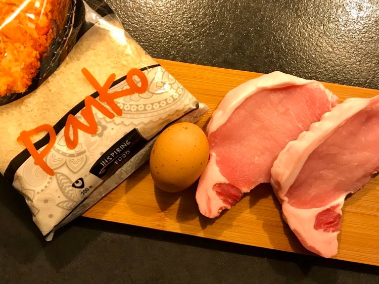 råvare til dybstegt svinekottelet