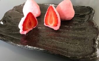 mochi med jordbær