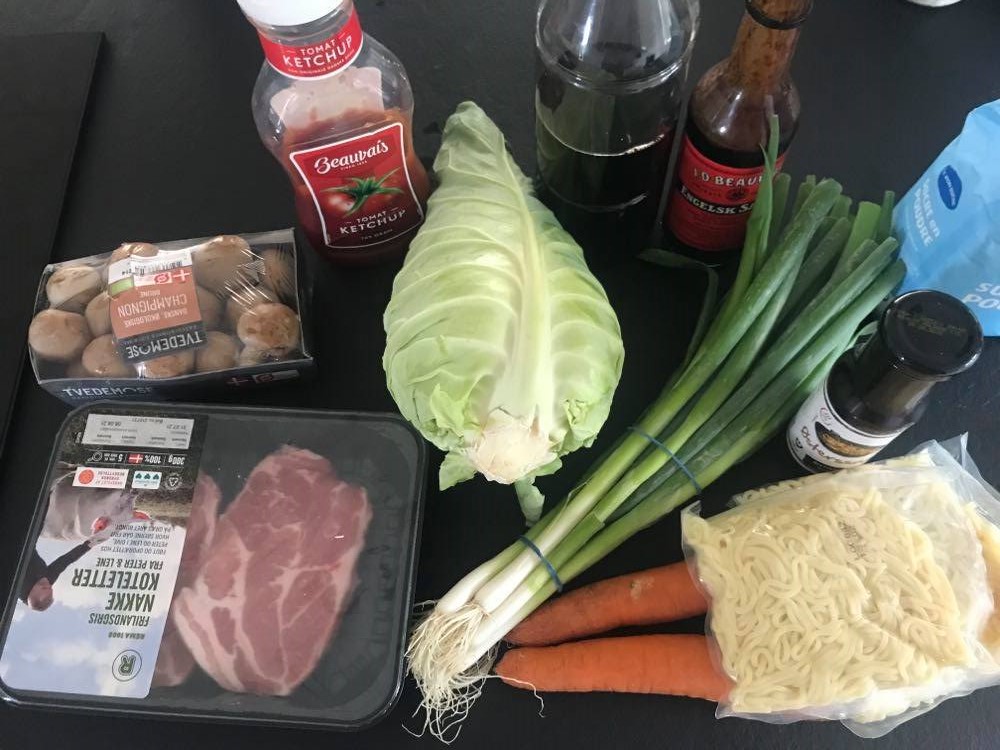 yakisoba råvare