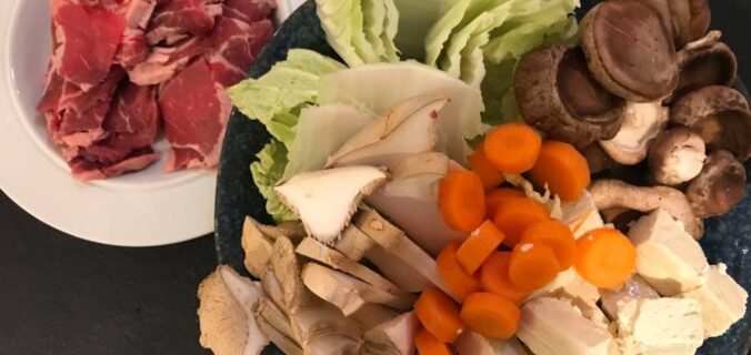 råvare til sukiyaki
