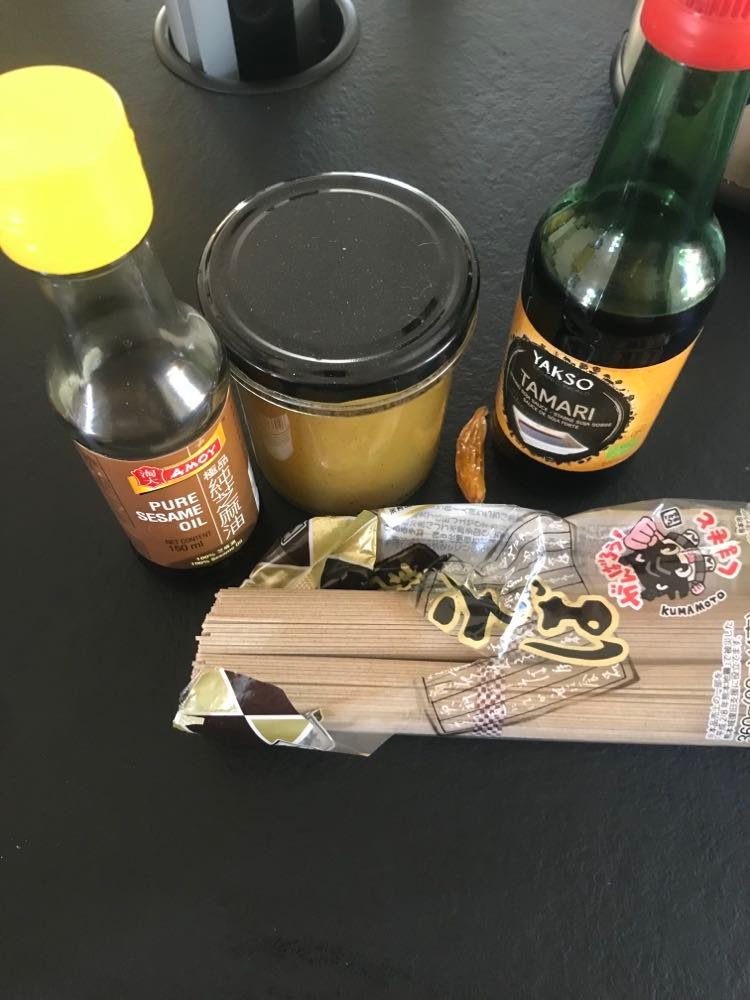 råvare til soba salat