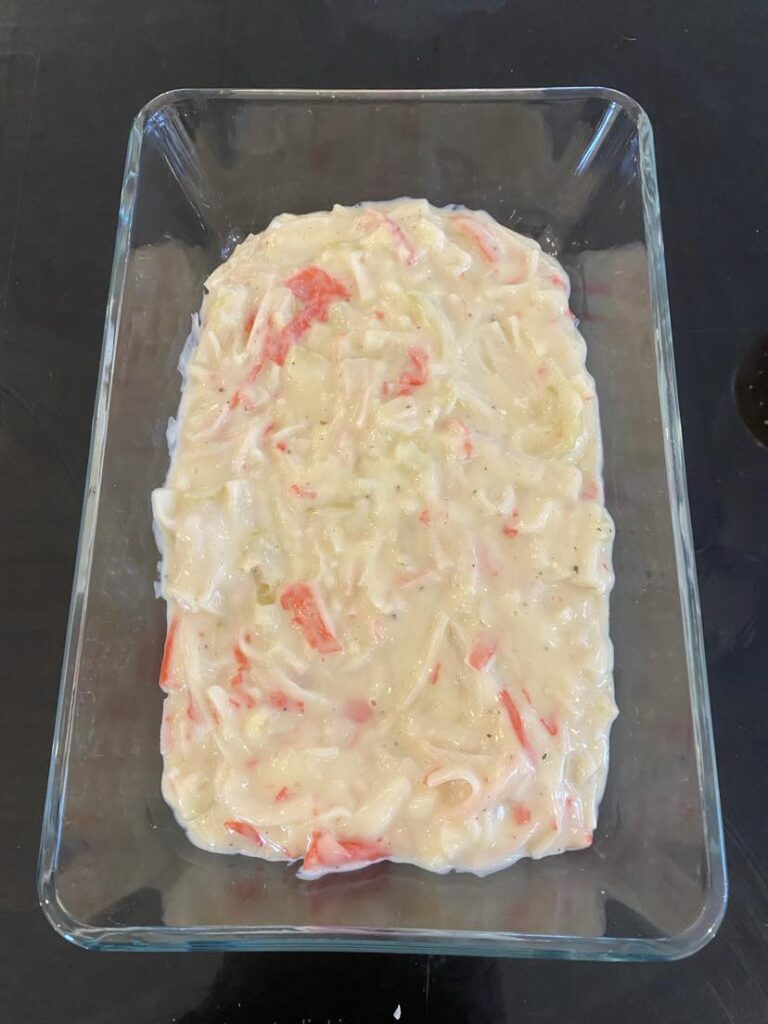 fyldet til koketter med krabbefyld